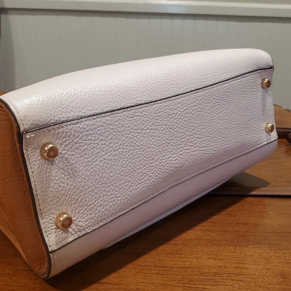 Like NEW Coach Belted Colorblock Lane Carryall Bag - Picture 5 of 13